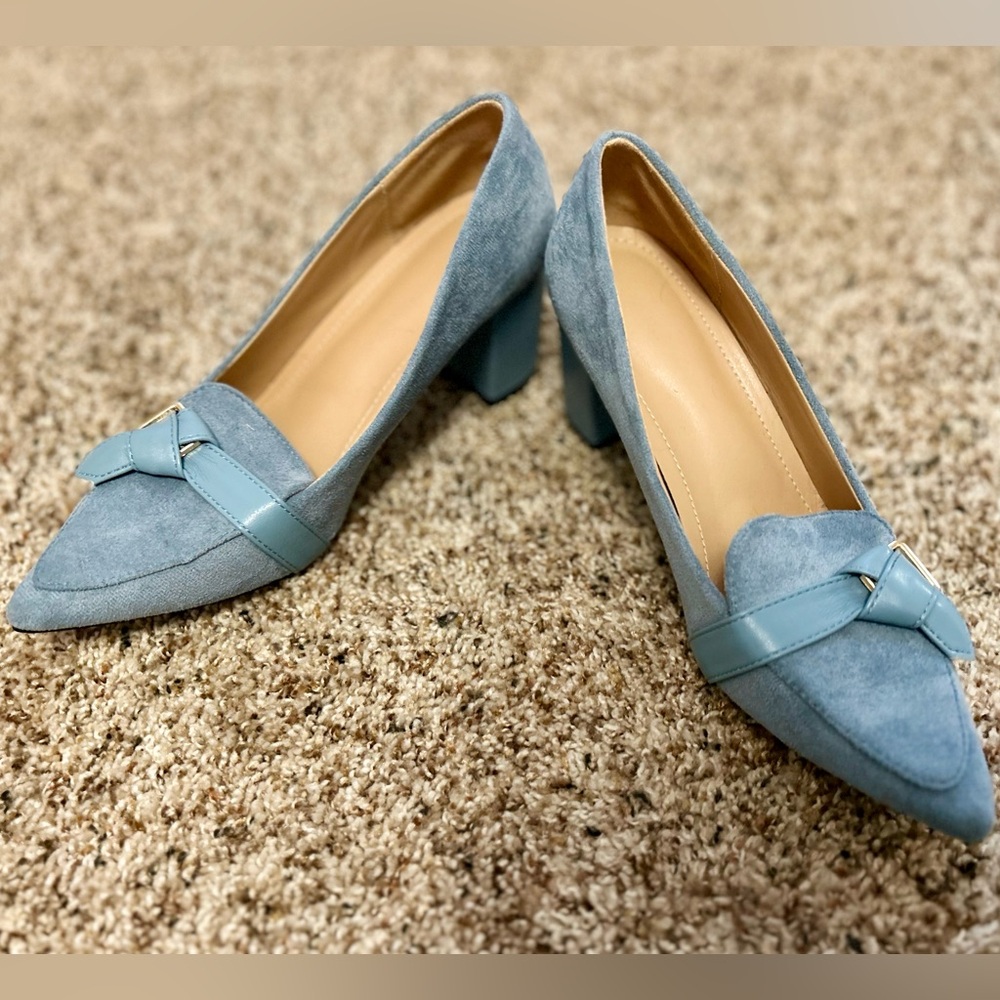 Elegant Blue Women's Heels